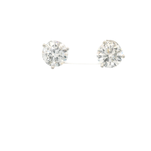 Diamond Solitaire Earrings