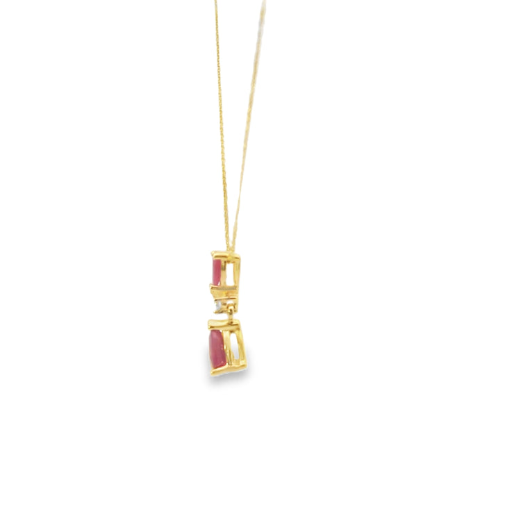 Ruby and Diamond Pendant