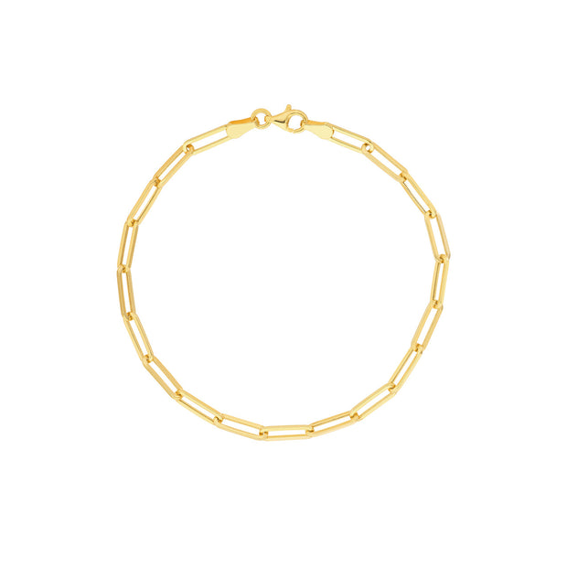 Hollow Paperclip Bracelet
