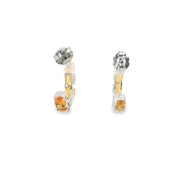 Citrine Hoops