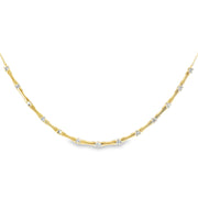 Diamond Bamboo Bar Pendant
