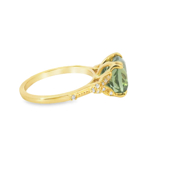 Mint Tourmaline Ring