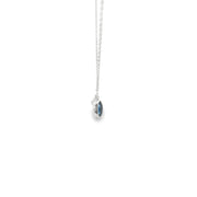 Sapphire and Diamond Necklace