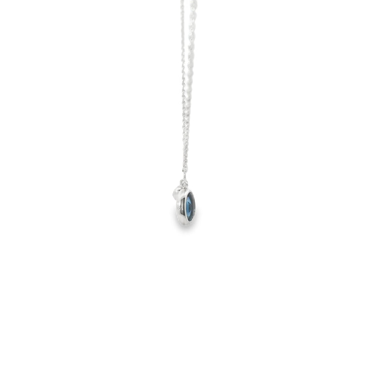 Sapphire and Diamond Necklace