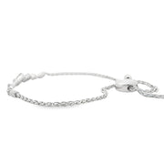 Diamond Infinity Lariat Bracelet