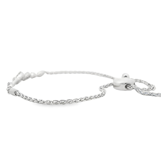 Diamond Infinity Lariat Bracelet