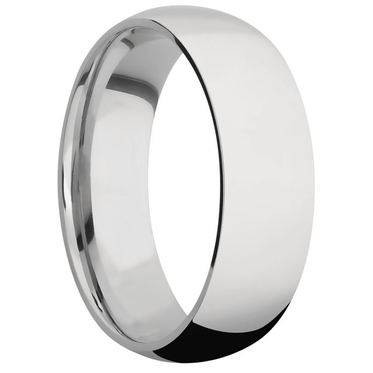 Palladium Silver + Polish Finish