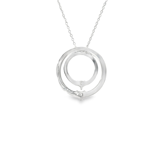 Sterling Silver Diamond Pendant