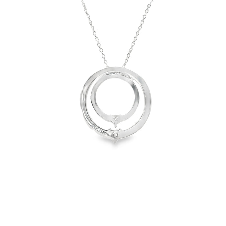 Sterling Silver Diamond Pendant