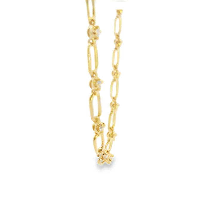 Diamond Open Link Necklace