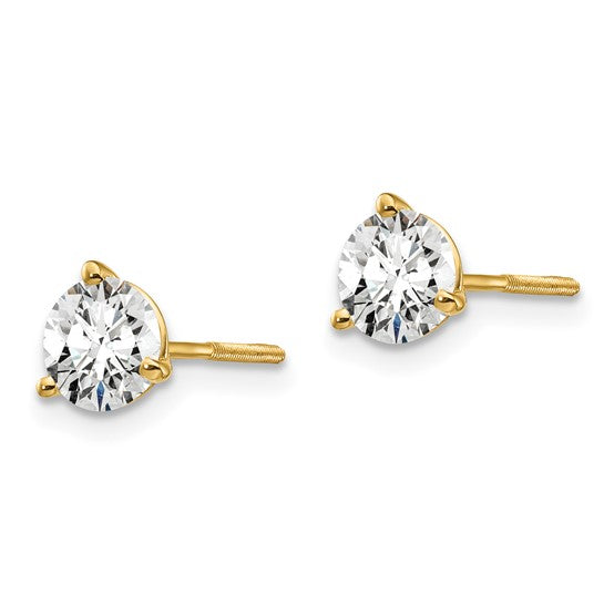 1 CT Lab Grown Diamond Studs