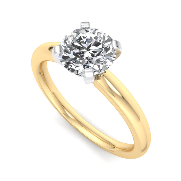 Lillian 4 Prong Solitaire Engagement Ring