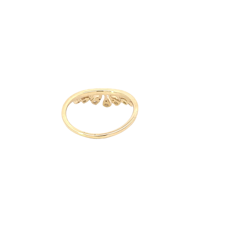 14 Karat Yellow Gold Diamond Ring