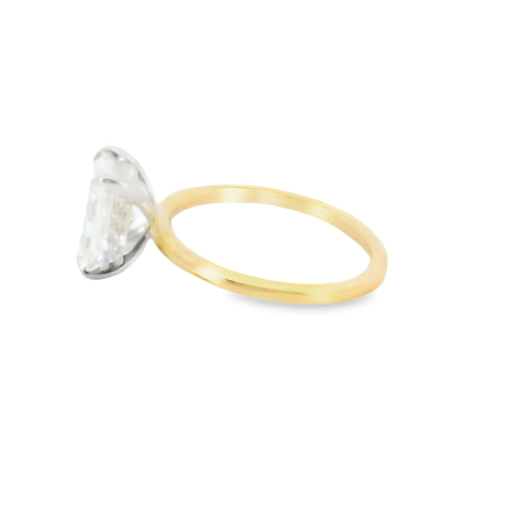 2.00 CT. Radiant Lab Grown Diamond Engagement Ring