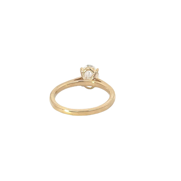 Oval Lab Grown Diamond Engagement Ring