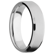 14K White Gold + Anglesatin , Polish Finish + Cobalt Chrome