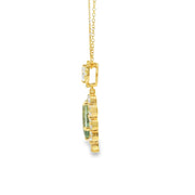 Mint Tourmaline Pendant