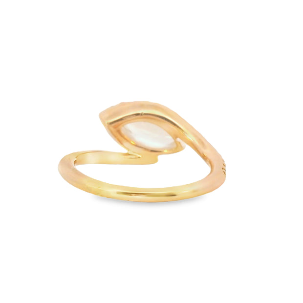 Morganite and Diamond Ring
