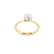 2.00 CT. Round Lab Grown Diamond Engagement Ring