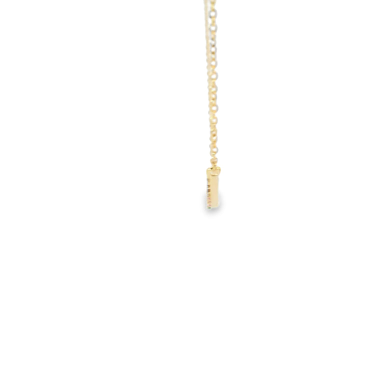 Multicolor Sapphire Smile Pendant