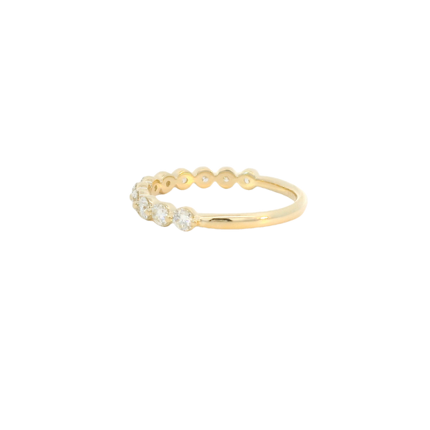 Yellow Gold Diamond Band