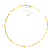 14 Karat Yellow Gold Curb Chain