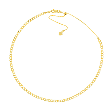 14 Karat Yellow Gold Curb Chain