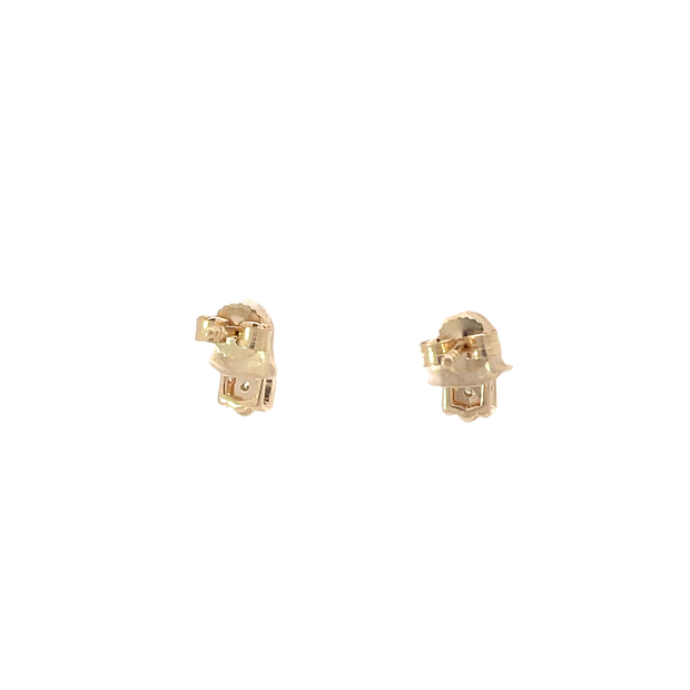 Yellow Gold Diamond Hand Studs