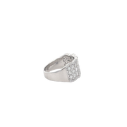 14 Karat White Gold Diamond Ring