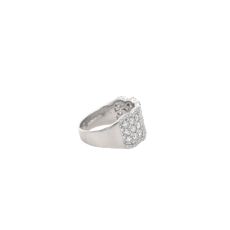 14 Karat White Gold Diamond Ring