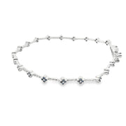 Sapphire Clover Bracelet