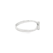 Two Stone Wave Ring