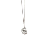 Lab Grown Diamond Halo Necklace