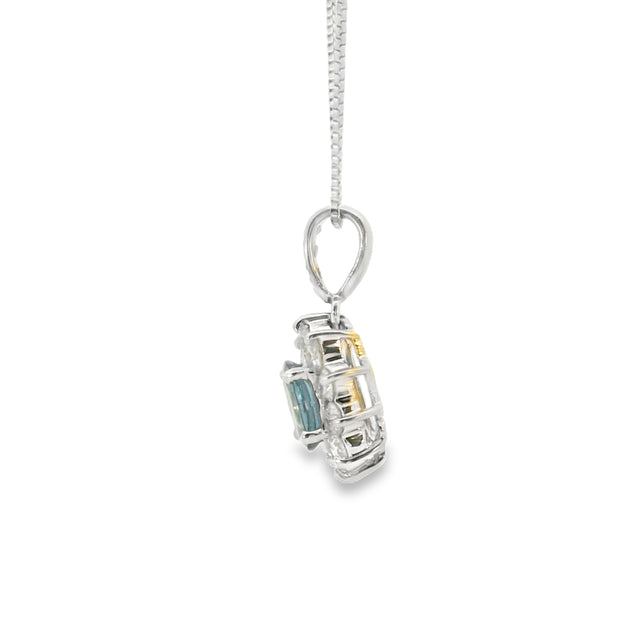 Alexandrite and Diamond Necklace