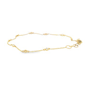 Dainty Diamond Station Bracelet