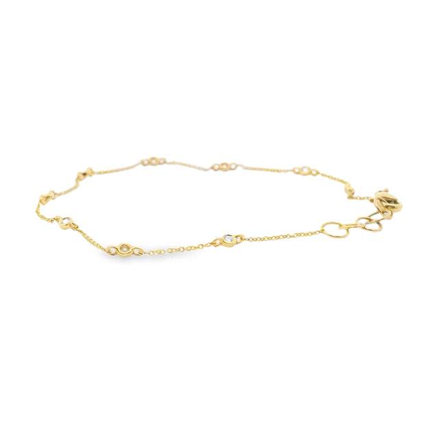 Dainty Diamond Station Bracelet
