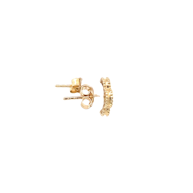 Diamond Pave Clover Studs