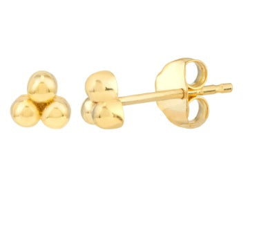 Trinity Bead Studs