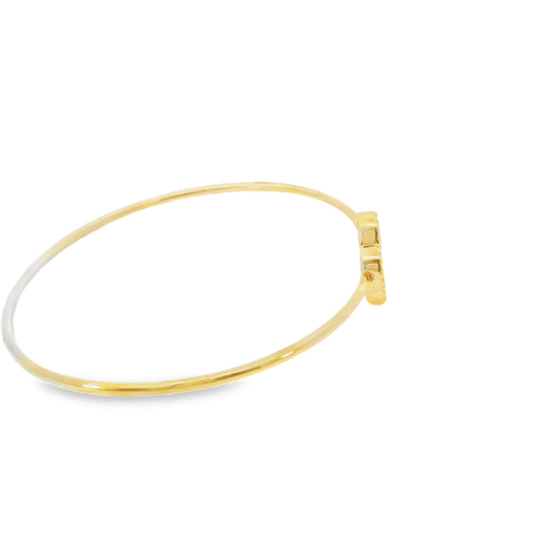 Mother of Pearl Clover Bangle