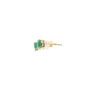 Emerald Solitaire Earrings