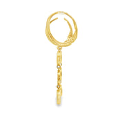 Drop Earrings with Turquoises and Lapis