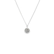 Diamond Pave Disco Ball Pendant