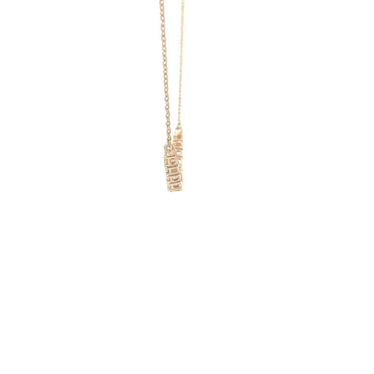 Graduating Diamond Pendant Necklace