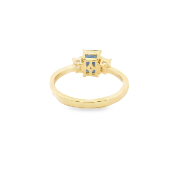 Sapphire and Diamond Ring