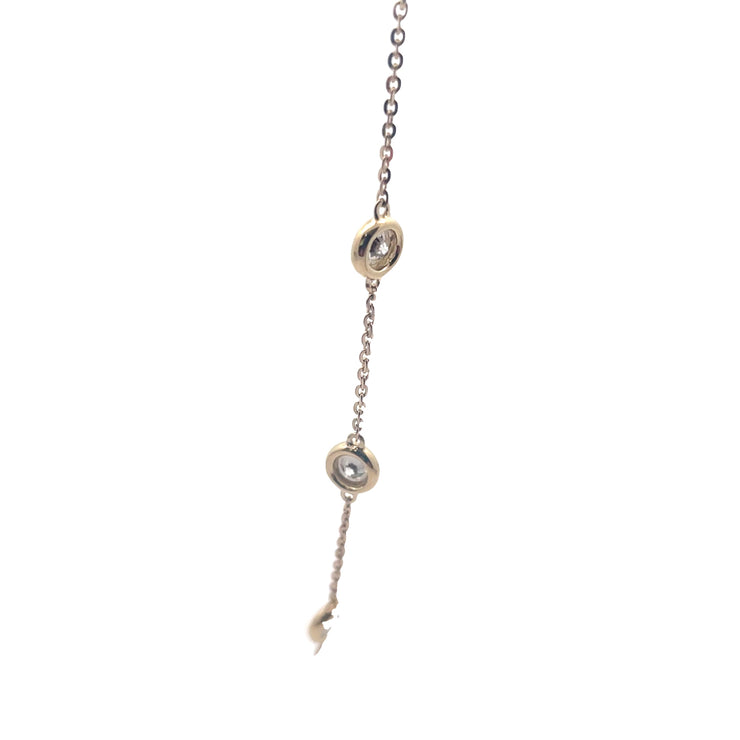Lab Grown Diamond Strand Necklace