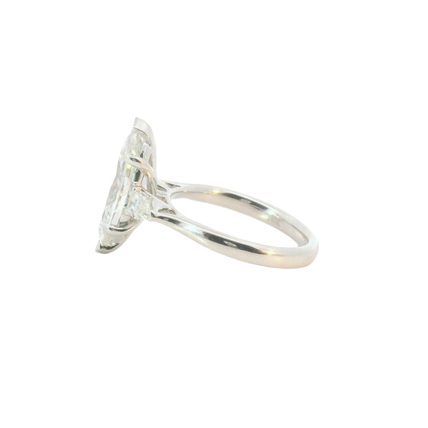 Lab Grown Marquise Engagement Ring