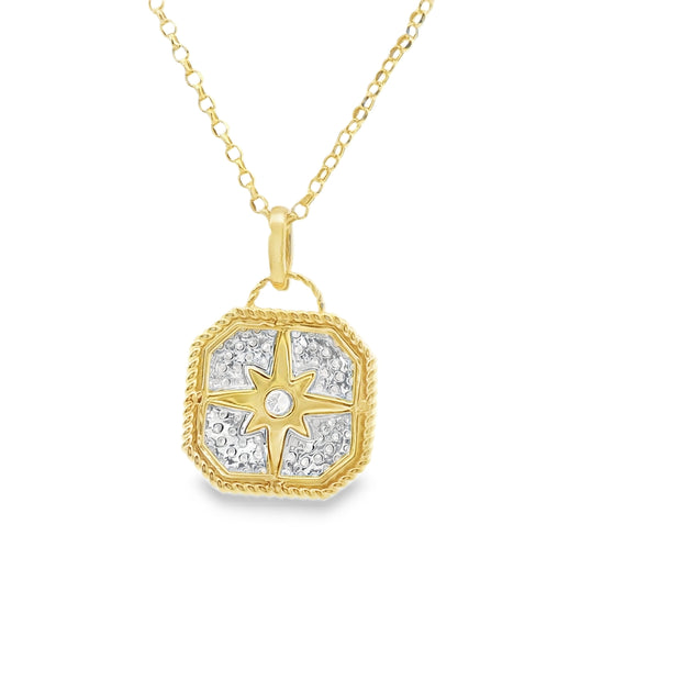 Diamond Pave Star Pendant