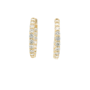 5.10 tw Diamonds Hoops