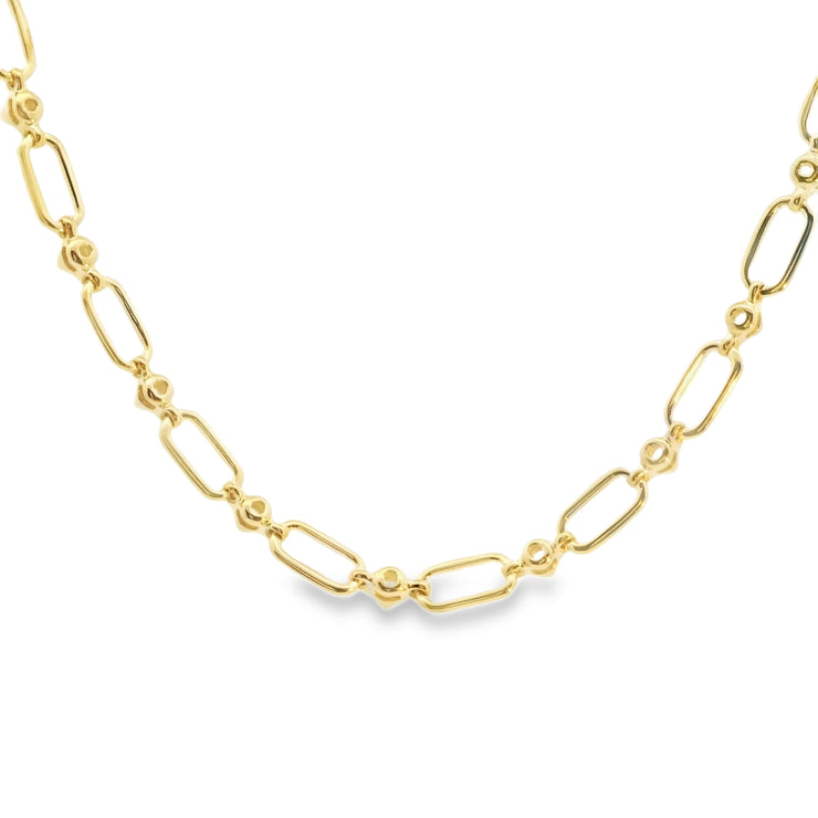 Diamond Open Link Necklace