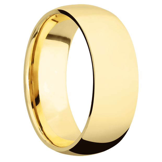 10K Yellow Gold + Polish Finish